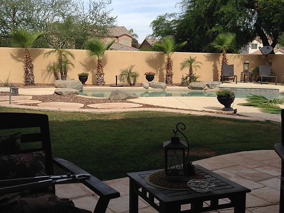 View from patio