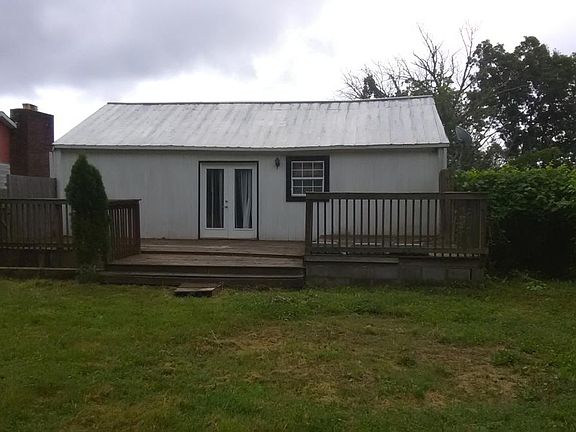 fenced flat  back yard 