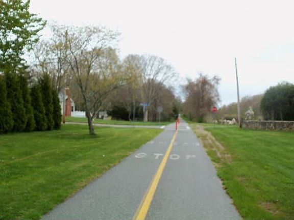 bike path for the kids to