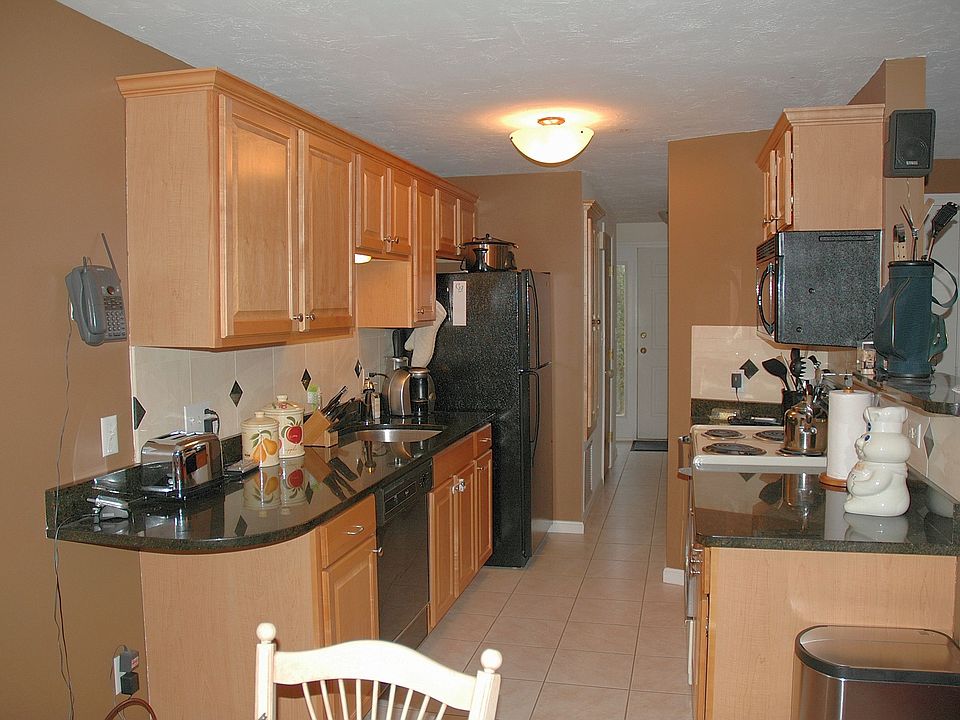 Kitchen with granite countertops
