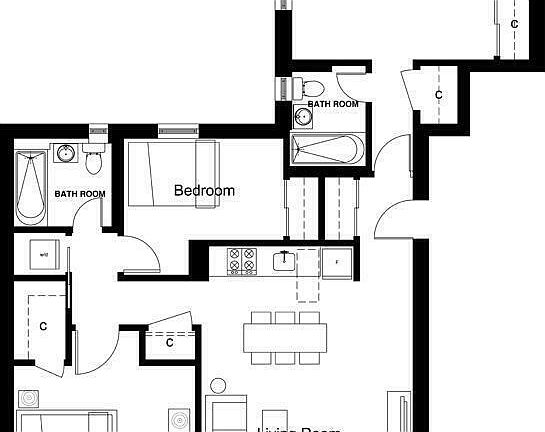 2nd image of 421 W 21st St APT 1F