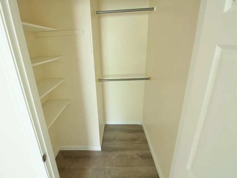 Spacious closet