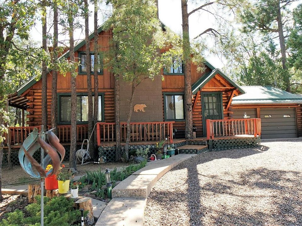 Log Sided Cabin with Metal Roof