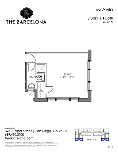 Floor plan Avila