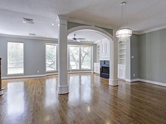 View from stair landing of the 2nd floor living area
