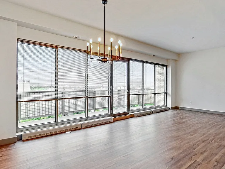 Our penthouse features a generously sized living and dining space.