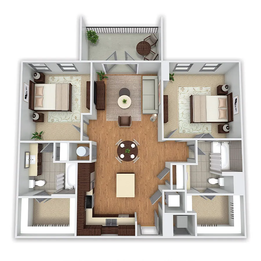 Floor plan Hutton Platinum