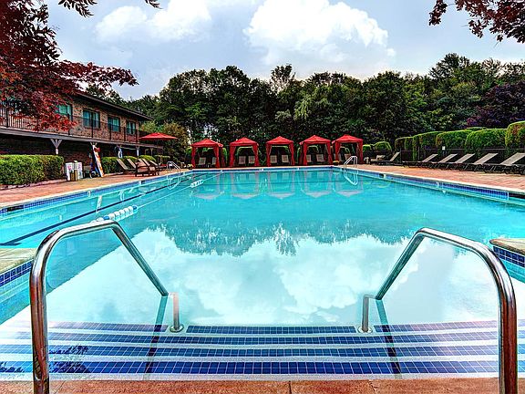 Olympic-size pool and expansive sundeck