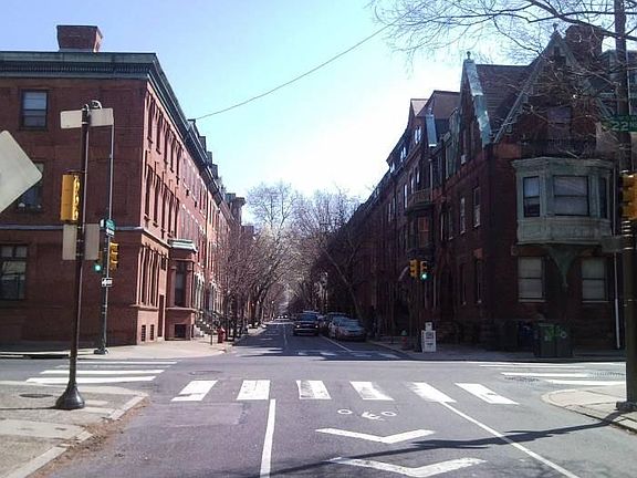 View East Down Spruce St.