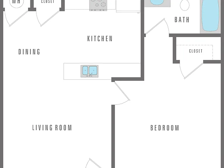 1 Bedroom 1 Bath 525 sqft 1 Bedroom 1 Bath 525 sqft