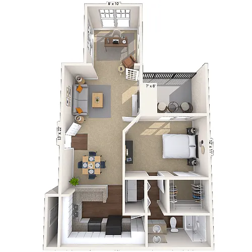 Floor plan Austin