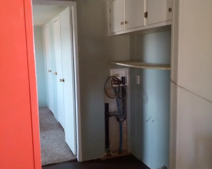Espacio para Lavadora Y Secadora