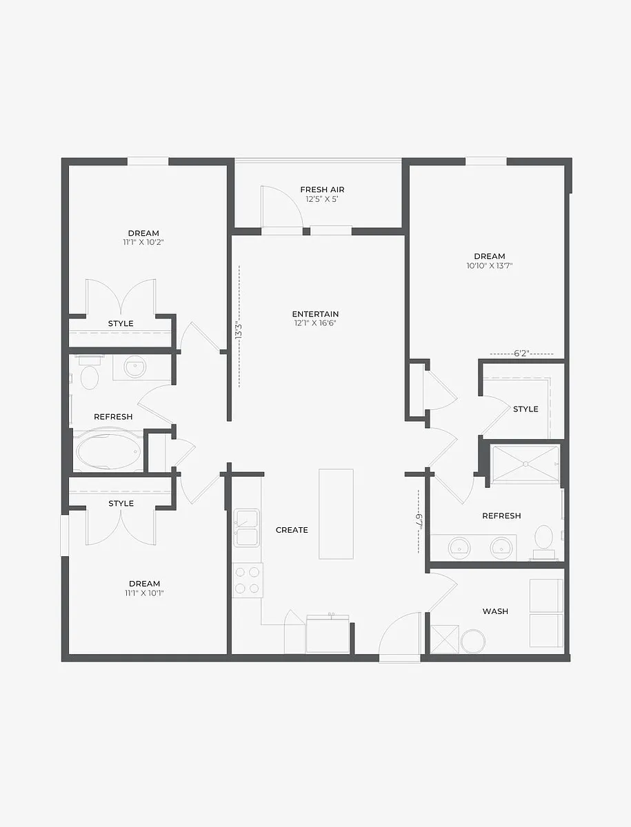 Floor plan C1