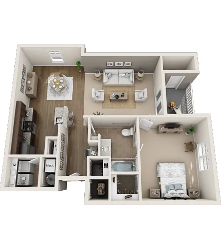 Floor plan The Oak Island