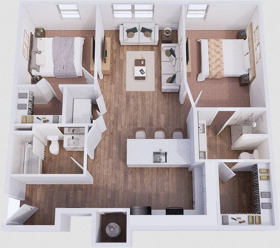 Floor plan 2X2 I
