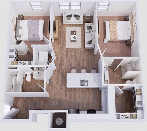 Floor plan 2X2 I