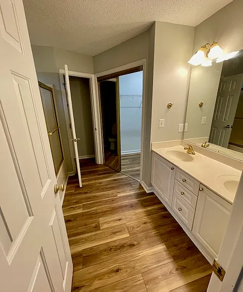 Double sink onsuite and walk-in closet