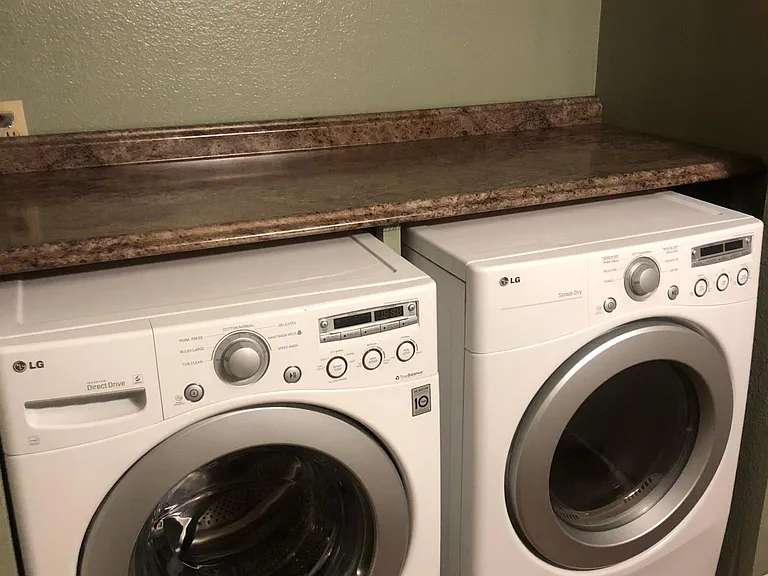 Front load washer and dryer