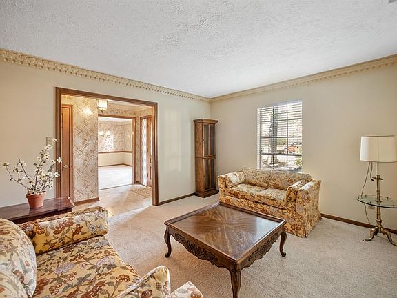View of the formal living room.