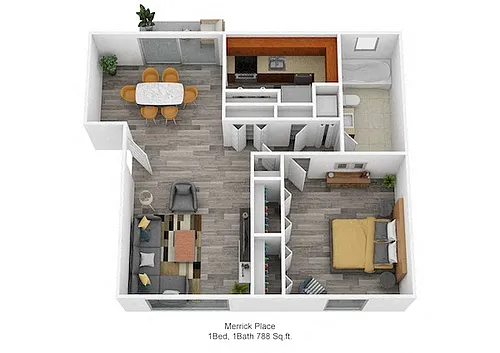 Floor plan The Clairborne