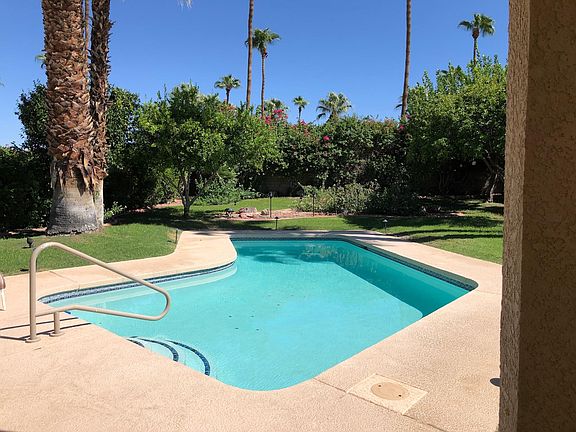 Large, lush private yard and pool.