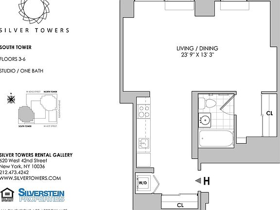 2nd image of 610 W 42nd St #S5h