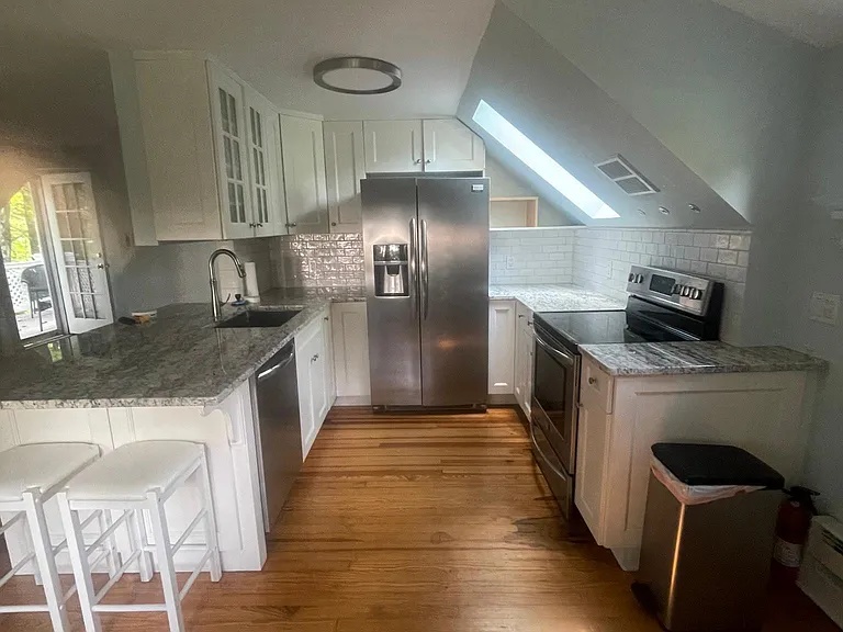 Looking into kitchen