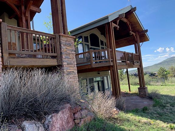 Home overlooks the Town of Lyons.