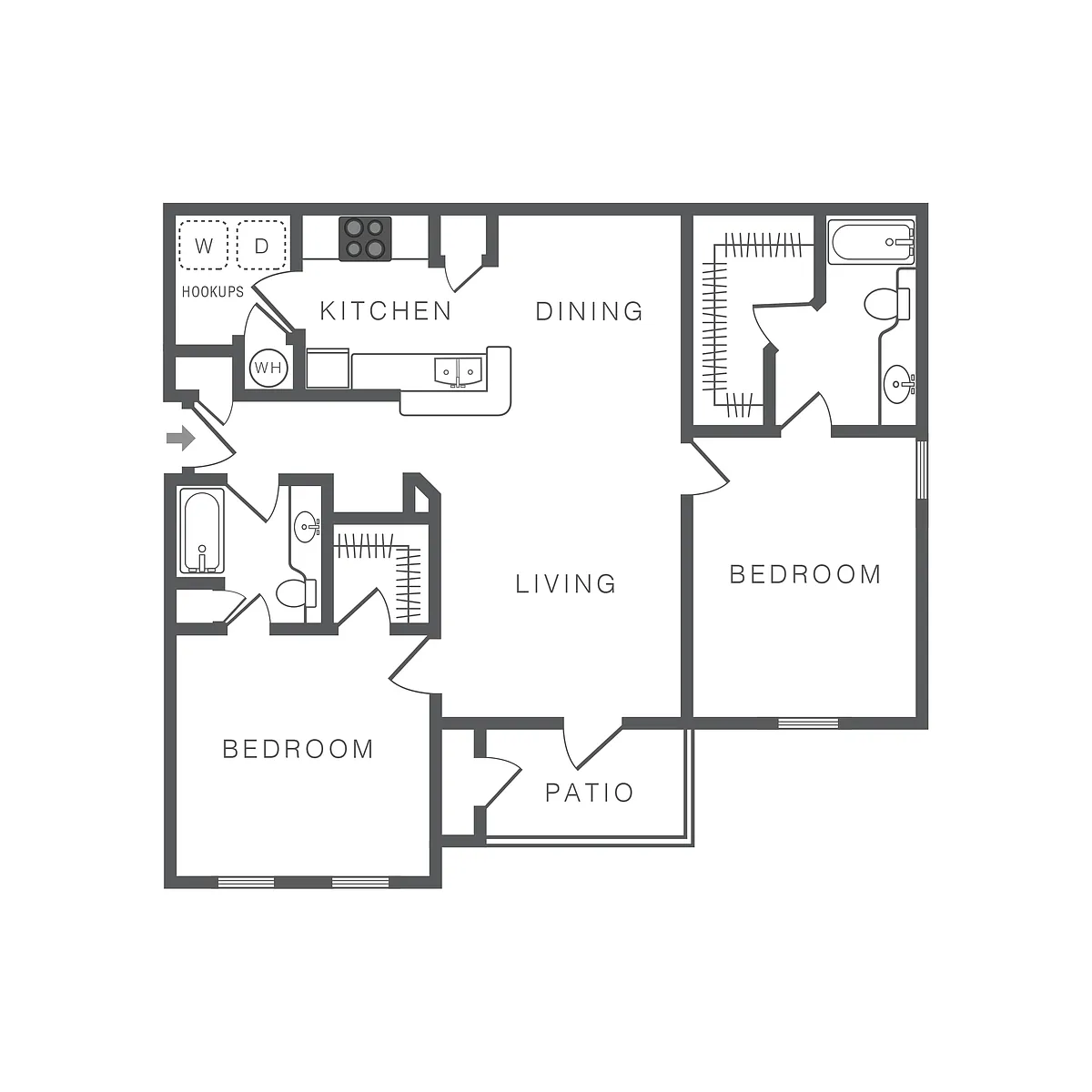Floor plan B1R