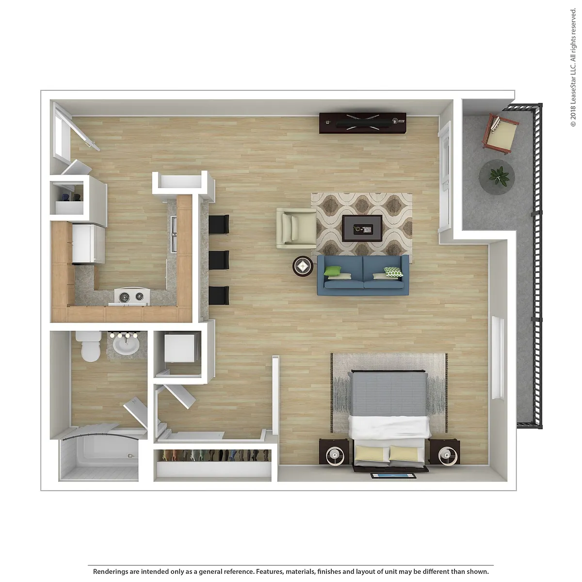 Floor plan Studio