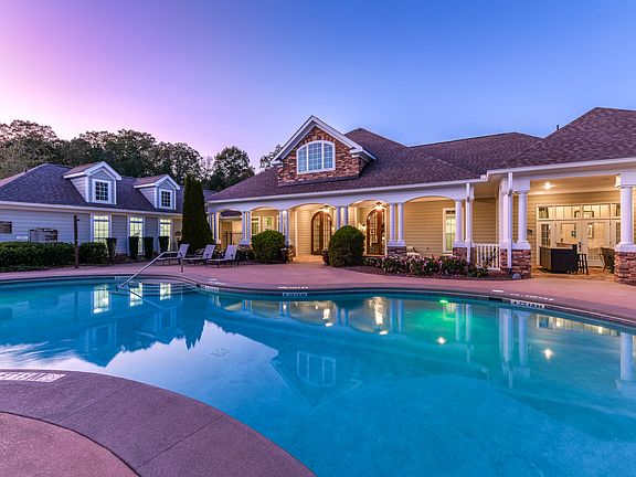 Resort-Style Pool at Dusk