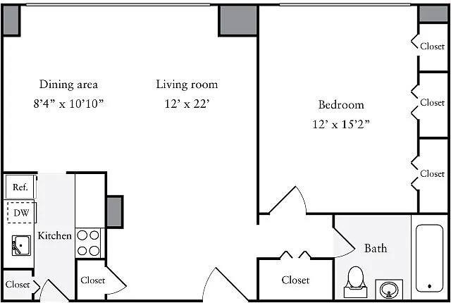Floor plan A1-960sq-Tier20