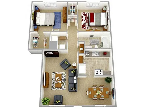 Floor plan B - The Oak Upgrade