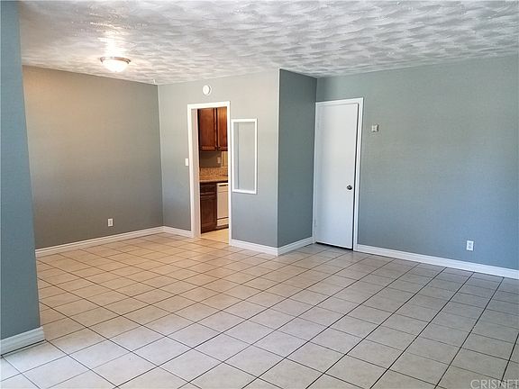 Living room and dining room