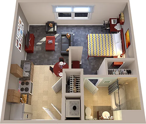 Floor plan Studio
