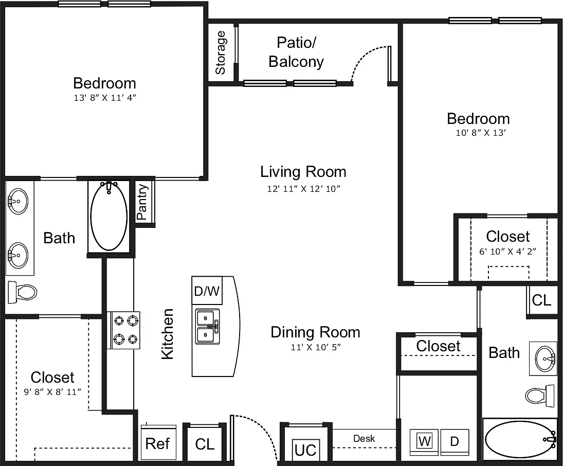 Floor plan Bellaire