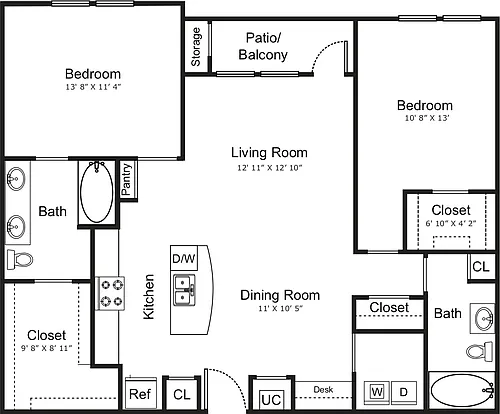 Floor plan Bellaire