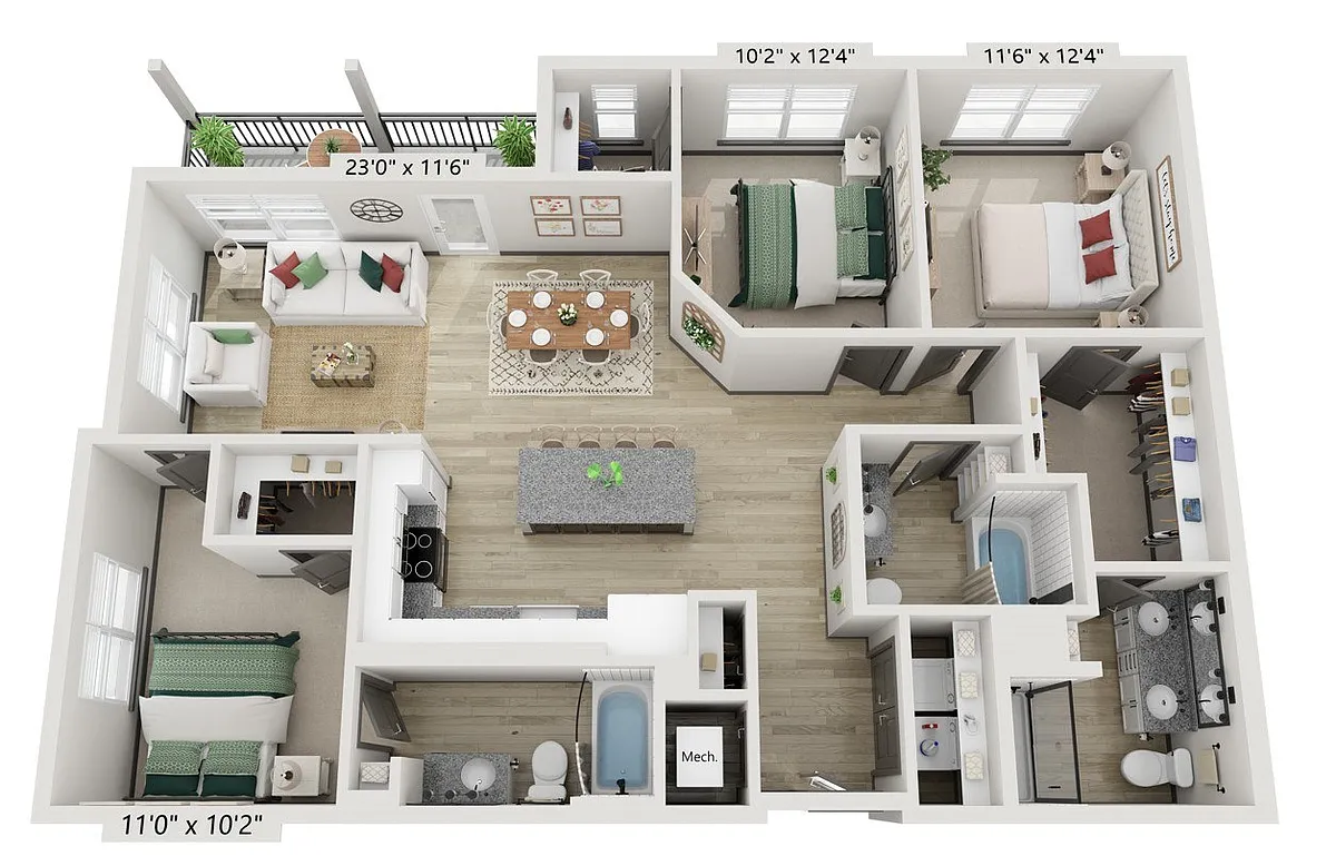 Floor plan C1
