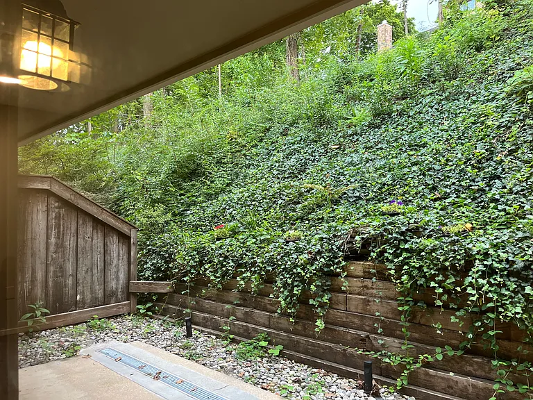 Private rear yard with plenty of space for your outdoor enjoyment
