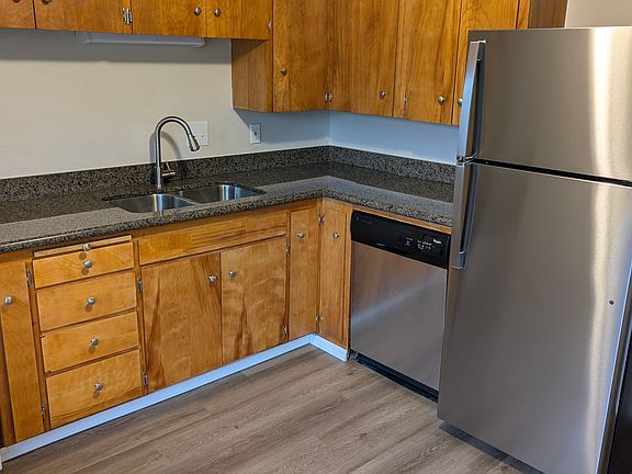 Luxury vinyl plank floor