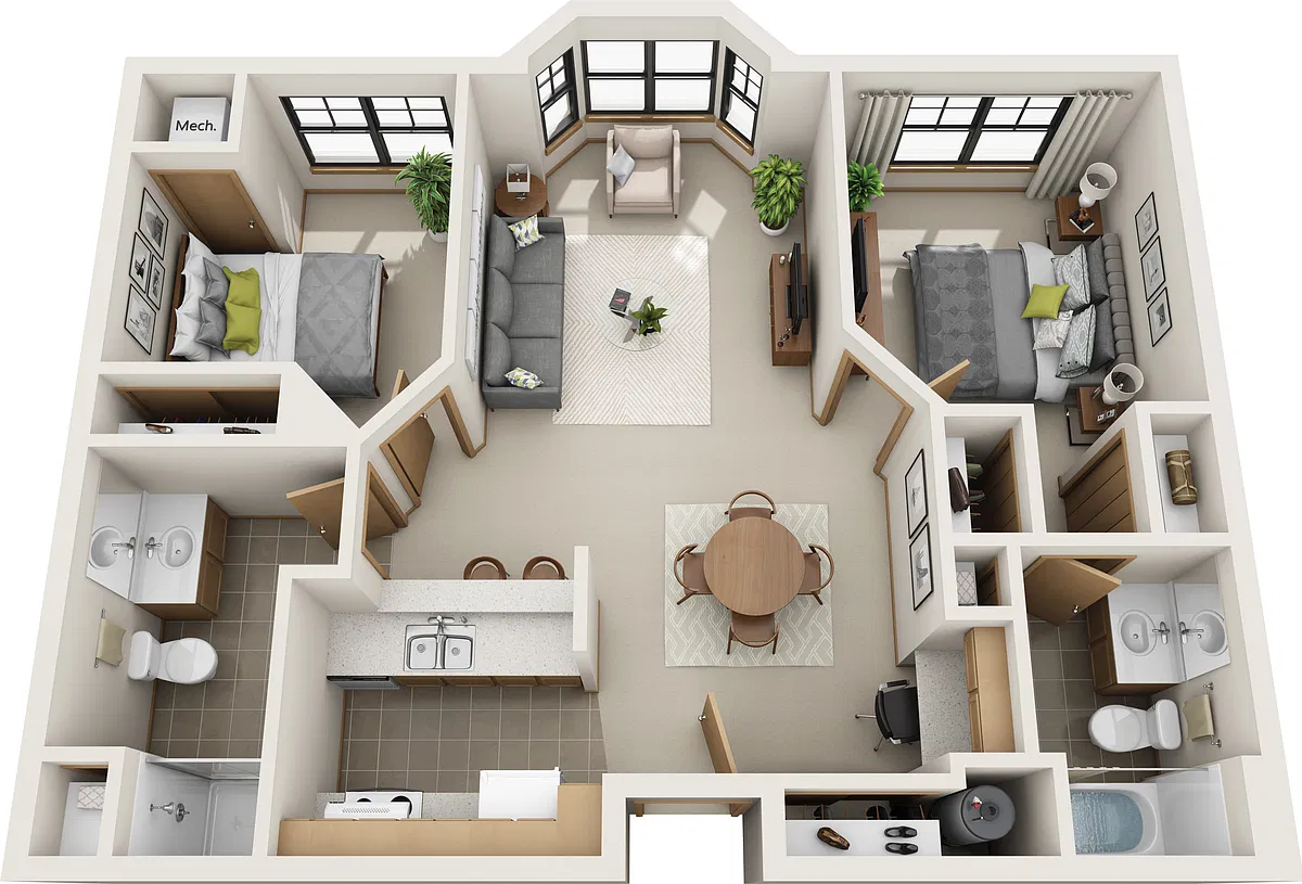 Floor plan Hemingway