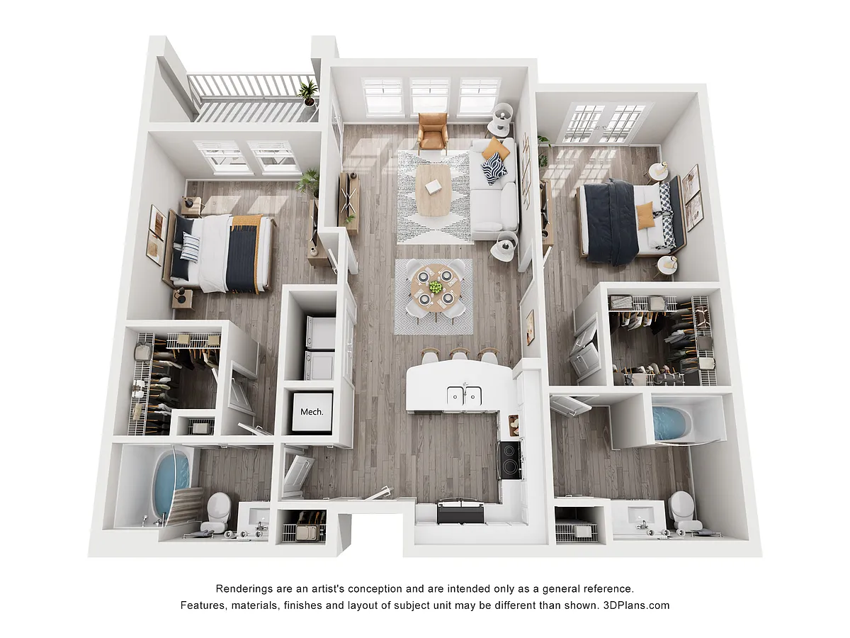 Floor plan B2AR
