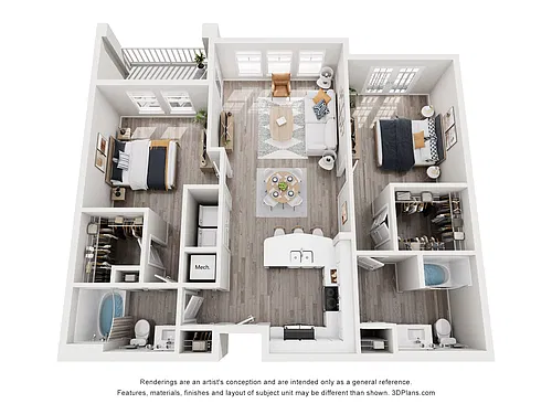 Floor plan B2AR