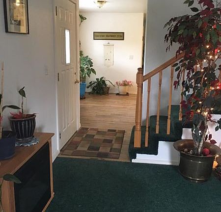 Staircase to upper level