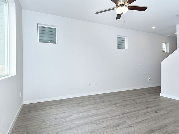Enjoy a family movie night or a weekend football game in the spacious family room.