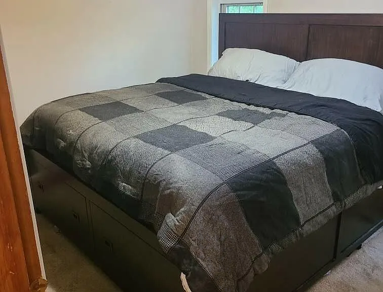 Bedroom as furnished