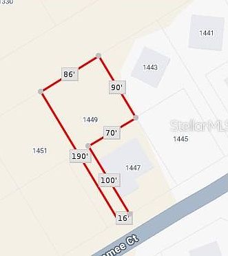 1st image of 1449 KISSIMMEE WAY LOT 11