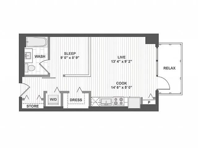 Floor plan E100