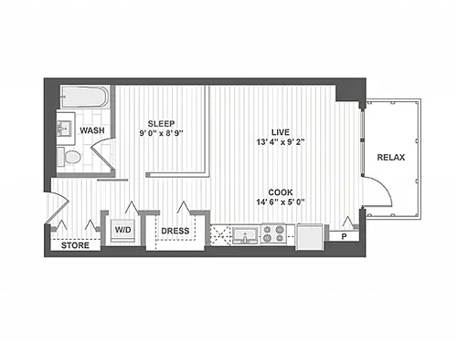 Floor plan E100