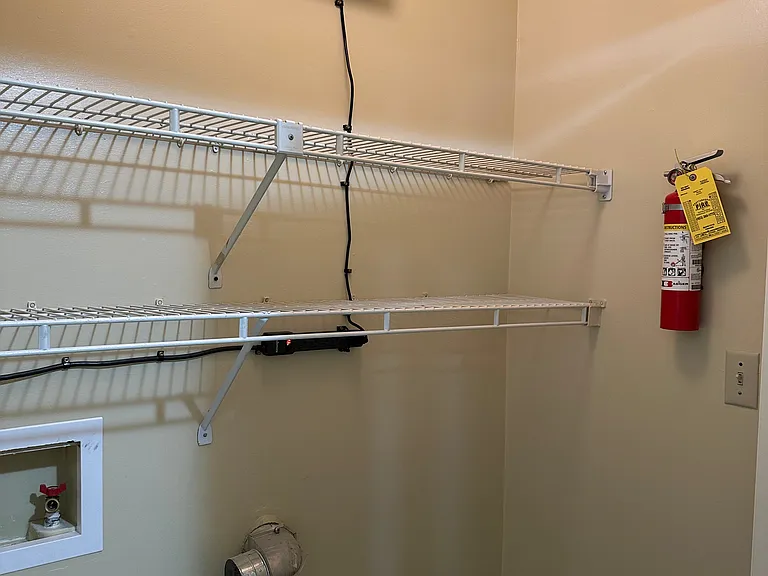 Laundry closet